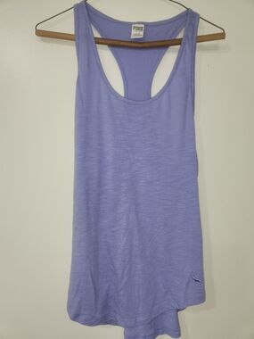 PINK Victoria's Secret Lavender Racerback Tank